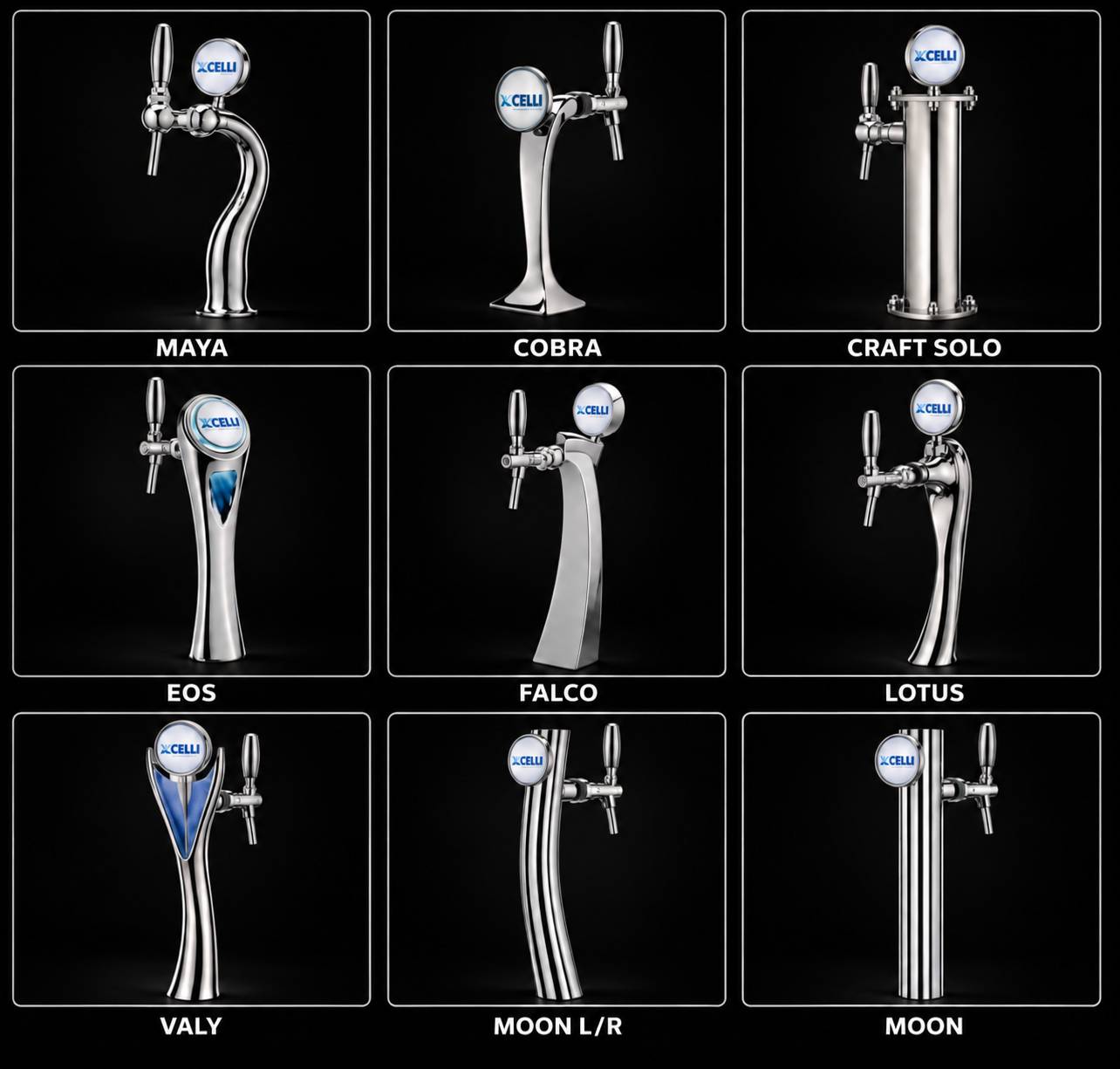 Catalogue des colonnes à bière